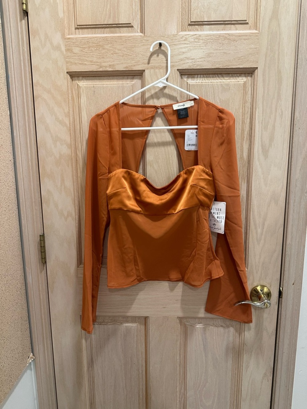 Long sleeve blouse
